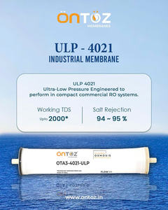 Basse pression haute performance 4040 4021 membrane RO industrielle en plastique PP Purification efficace de l'eau inverse commercial - Product Image 6