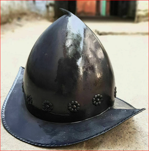 Réplique de casque de chevalier espagnol en acier, casque d'armure espagnole - Product Image 2