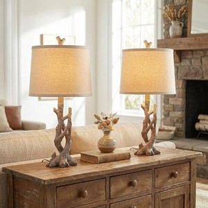 Acacia Wood <b>Rustic</b> Table Lamp Base | Handcrafted Twisted Trunk Design | Wholesale - Product Image 3