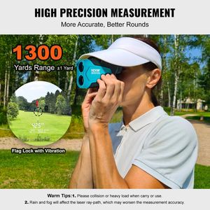 Telemetro Laser da Golf con Ingrandimento 6X, Misurazione della Distanza fino a 1300 Iarde, Accessorio per Caccia e Golf - Product Image 2
