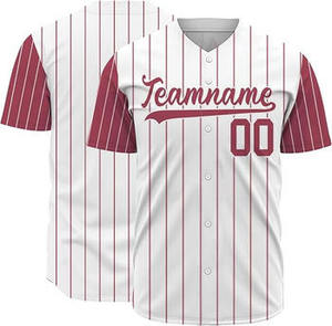 Camiseta de Béisbol Azul Rey para Hombre, Manga Corta, Transpirable, de Poliéster Sublimado, Color Sólido, Ropa Deportiva - Product Image 2