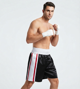 Unisex Boxing <b>Shorts</b> <b>3</b> Inseam <b>4</b> Elastic Quick Dry Shrink-Proof Front Logo Martial Arts MMA Grappling Rushguard Wrestling Wear - Product Image 6