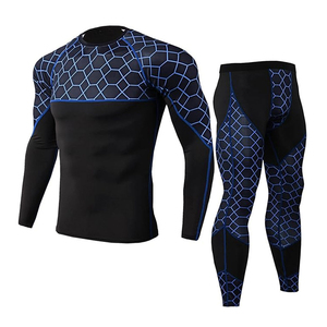 Survêtement de Compression Premium OEM en Tissu Polyester Spandex – Confortable, Respirant, pour Fitness et Sport – Fournisseur et Fabricant - Product Image 1