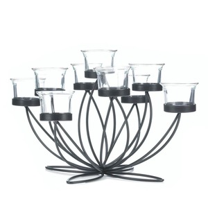 Elegante Candelabro de Hierro con Tres Velas, Decoración para el Hogar y Bodas, Juego de Portavelas Único M.F. EXPORTACIONES INTERNACIONALES - Product Image 5