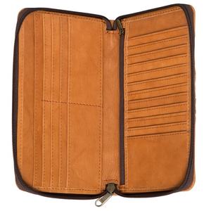 Portefeuille occidental élégant en cuir de fourrure de vachette d'origine de qualité supérieure portefeuille à la mode pochette portefeuille en cuir véritable - Product Image 2