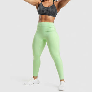 Spandex Material Made Skinny Fit <b>Women</b> Leggings With Low Moq / Premium Quality Plain Dyed <b>Women</b> Leggings Breathable OEM - Product Image 4