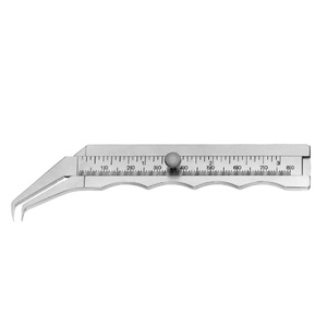 Calibrador Vernier Dental de Acero Inoxidable, Angular, de 0 a 80 mm, con Rango de Medición de 4.5 - Product Image 2