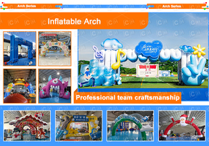 Arco Inflable Personalizado de Payaso de Carnaval, Arco de <span class=keywords><strong>Circo</strong></span> Inflable para Decoración de Fiestas - Product Image 6