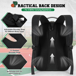 Drain Sports Custom Soccer Football <b>Backpacks</b> Corduroy Material 20-37L Capacity Logo Printing OEM Pakistan Manufacturer Export - Product Image 6