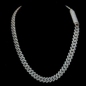 Collier chaîne diamantée personnalisé en argent sterling 925, style hip-hop glacé, pour hommes, disponible au prix de gros - Product Image 2