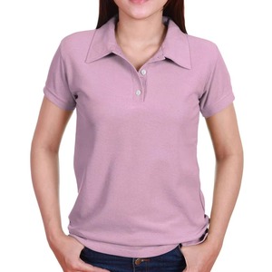 เสื้อโปโลผู้หญิง OEM แบบเรียบ ไม่มีลาย  รับสกรีนโลโก้ เสื้อยืดคอปกสำหรับผู้หญิง ขายส่ง เสื้อกอล์ฟระบายอากาศได้ดี ผู้ผลิต - Product Image 4