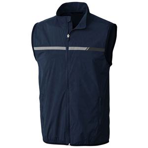 Chaleco deportivo informal para hombre, con cremallera completa, sin mangas, transpirable, ropa exterior, chaleco polar con bolsillo de nailon con cremallera, logotipo personalizado - Product Image 1