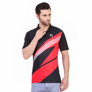 T-shirts de sport formels pour hommes en tissu tricoté 100% polyester à séchage rapide avec motif camouflage par sublimation - Product Image 1