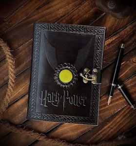 Diario de Cuero Vintage, Diario de Viaje Retro, Cuero Vacuno, Hebilla de Aleación, Cuaderno de Papel Hecho a Mano - Product Image 1