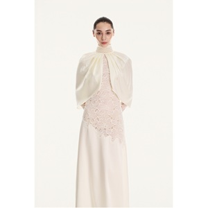 Robes élégantes pour femmes, robe longue ODM, col en V, manches courtes, longueur au sol, coupe trapèze, robe de soirée élégante - Product Image 2