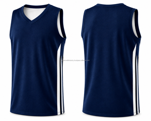 Camiseta de Baloncesto Unisex, Cuello en V, Sin Mangas, Malla de Poliéster, Absorbe la Humedad, para Adultos, Todas las Temporadas, Impresión por Sublimación - Product Image 4