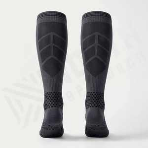 Women Tight Compression Polyester Nylon Running <b>Socks</b> Athletic Sports Support Breathable <b>Moisture</b> Wicking Pro Customized Color - Product Image 2