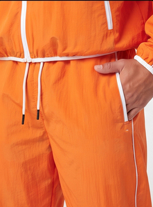 Survêtements coupe-vent de haute qualité pour hommes, veste zippée pour la randonnée, pantalon de jogging, ensemble deux pièces, coupe-vent personnalisé - Product Image 4