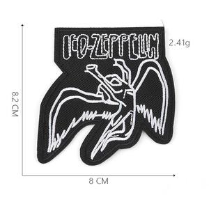 2026 Eco-Friendly <b>Punk</b> Style Iron-On Embroidered Custom Logo Word <b>Patches</b> with Nonwoven Felt Fabric Star Shape for Hats Clothes - Product Image 2