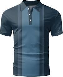 Custom Monochromatic Gradient Polo – 200 GSM Premium Technical Jersey Men’s Urban <b>Tech</b> Polo – Engineered Vertical Panel Design - Product Image 4