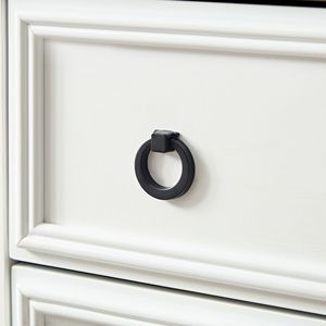 Modern <b>6</b>-<b>Drawer</b> Dresser with Easy Pull Handle Tall Chest <b>Drawers</b> for Bedroom Closet Organizers Clothes Storage Teak Wood Finish - Product Image 6