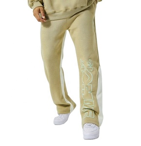 2024 OEM usine personnalisée évasée survêtement deux pièces jogger ensembles survêtements lourds hommes streetwear vêtements survêtement personnalisé - Product Image 4