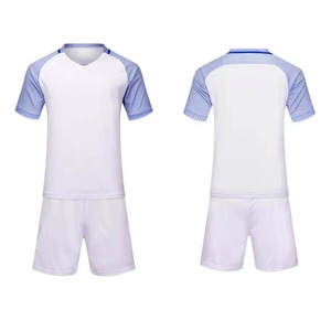 Ensemble de maillots de football pour hommes, dégradé violet-jaune, sublimé, manches courtes, évacuation de l'humidité, vêtements de sport toutes saisons - Product Image 4