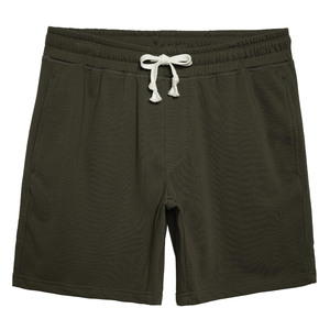 กางเกงขาสั้นผู้ชายผ้าฝ้ายคุณภาพสูงขายส่ง แบบเรียบ สีพื้น ผ้าเทอร์รี่ ผ้าวาฟเฟิล มีเชือกผูกเอว สไตล์สปอร์ต จ็อกเกอร์ รับสกรีนโลโก้ - Product Image 3