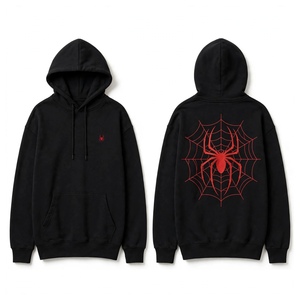 Sweat à capuche SPIDER WEB de haute qualité, très cool et chic, pour un usage décontracté et en plein air - Product Image 3
