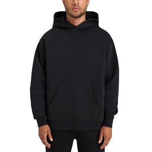Sudadera con Capucha Extra Grande Personalizada de Felpa Francesa Gruesa, Sudadera Informal con Hombros Caídos para Hombre - Product Image 1