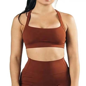 Conjunto Deportivo para Mujer, 2 Piezas, Top y Pantalones Cortos, Ropa Deportiva sin Costuras, Conjunto de Yoga 2026, Servicio de Logotipo Personalizado OEM - Product Image 3