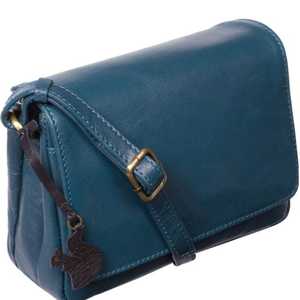 Sac bandoulière en cuir bleu roi avec sangle réglable, design minimaliste, vente en gros, sac à main de haute qualité, tendance - Product Image 2