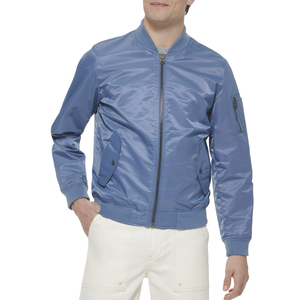 Professional Manufacture Varsity Style Men Satin <b>Winter</b> <b>Jacket</b> Wholesale Custom Made Men's Satin <b>Jacket</b> In <b>Cheap</b> Price - Product Image 1