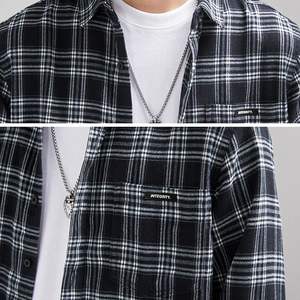 100% algodón ropa de hombre de calidad superior camisa de vestir última moda precio barato Camisa de franela servicio OEM calidad orientada a la exportación - Product Image 6