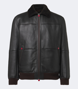 Chaqueta de Cuero Genuino para Hombre, Prenda de Invierno de Moda Premium, Chaqueta Casual y Elegante, Fabricante Mayorista Personalizado - Product Image 1