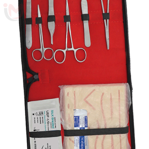 Kit de formation aux sutures pour étudiants en médecine avec instruments en acier inoxydable et coussin d'entraînement pour la chirurgie - Product Image 4