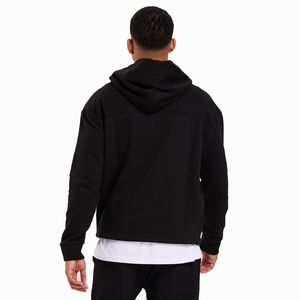Sweat à capuche surdimensionné en molleton de coton épais à boutons-pression personnalisé, Fabricant OEM ODM, Fournisseur d'usine, Grossiste pour hommes - Product Image 4