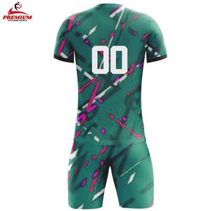 Vêtements de sport à manches courtes 100% polyester, durables, anti-rides, uniforme de football pour hommes de la meilleure qualité, produit populaire - Product Image 5