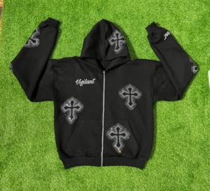 Chándal Deportivo Tech Fleece para Hombre, de Alta Calidad, con Logotipo Personalizado, Sudadera con Capucha, Transpirable, con Cordón Ajustable, Resistente al Viento, Elástico en Cuatro Direcciones - Product Image 1
