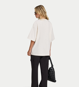 T-shirts décontractés d'été pour femmes, coupe oversize, col rond, avec logo et motif personnalisés, respirants, pour filles, en promotion - Product Image 3