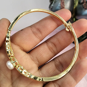 สร้อยข้อมือไข่มุกน้ำจืดชุบทองสร้อยข้อมือเครื่องประดับมุกผู้ผลิตขายส่ง - Product Image 2