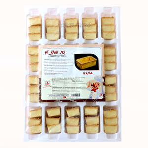 Coque de tarte aux œufs surgelée pour pâtisserie, fabriquée au Vietnam, vente directe du fabricant, référence YA04, 720G, OEM/ODM, offre spéciale - Product Image 1