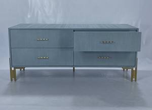 Commode longue de style moderne à l'aspect antique pour le salon, le placard, le couloir, le rangement, les commodes - Product Image 2