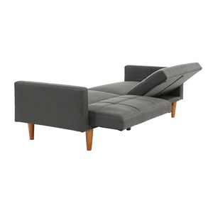 Divano Regolabile in Ecopelle Nera per Soggiorno - Product Image 3