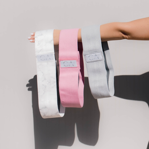 Juego de Bandas de Tela para Cadera con Logotipo y Color Personalizados, Ligeras, Medianas y Pesadas, para Ejercicios de Fitness, Juego de 3 Piezas - Product Image 1