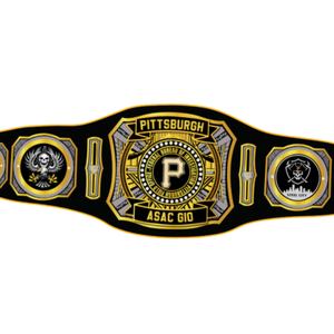 Pittsburgh ASAC GIO Team Championship Belt Gold Standard High Quality Sports Title Belt Exclusive Collector's Item - Product Image 2