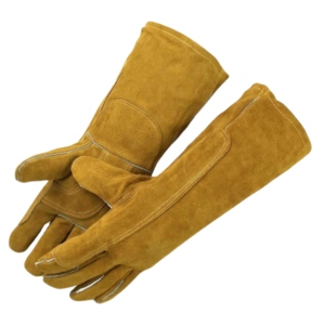 Gants de soudage en cuir de vachette de qualité supérieure, protection des mains pour le travail industriel, résistance aux étincelles et à la chaleur, confortables et durables - Product Image 1