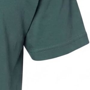 T-shirt pour homme en coton doux, col rond, manches courtes, couleur vert turquoise, décontracté, basique, léger, respirant, à porter tous les jours en été - Product Image 4