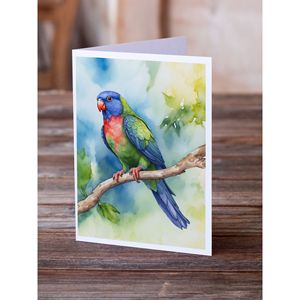 Pionus-Lot de 8 cartes de vœux avec enveloppes pour communications personnelles et sociales, format capricieux A7, 5x7 - Product Image 2