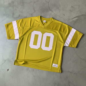 Men's Custom Screen Print Logo Jersey Mesh T-Shirt Drop Shoulder OEM Boxy Blank Oversized <b>Light</b> Weight 100% Cotton - Product Image 4